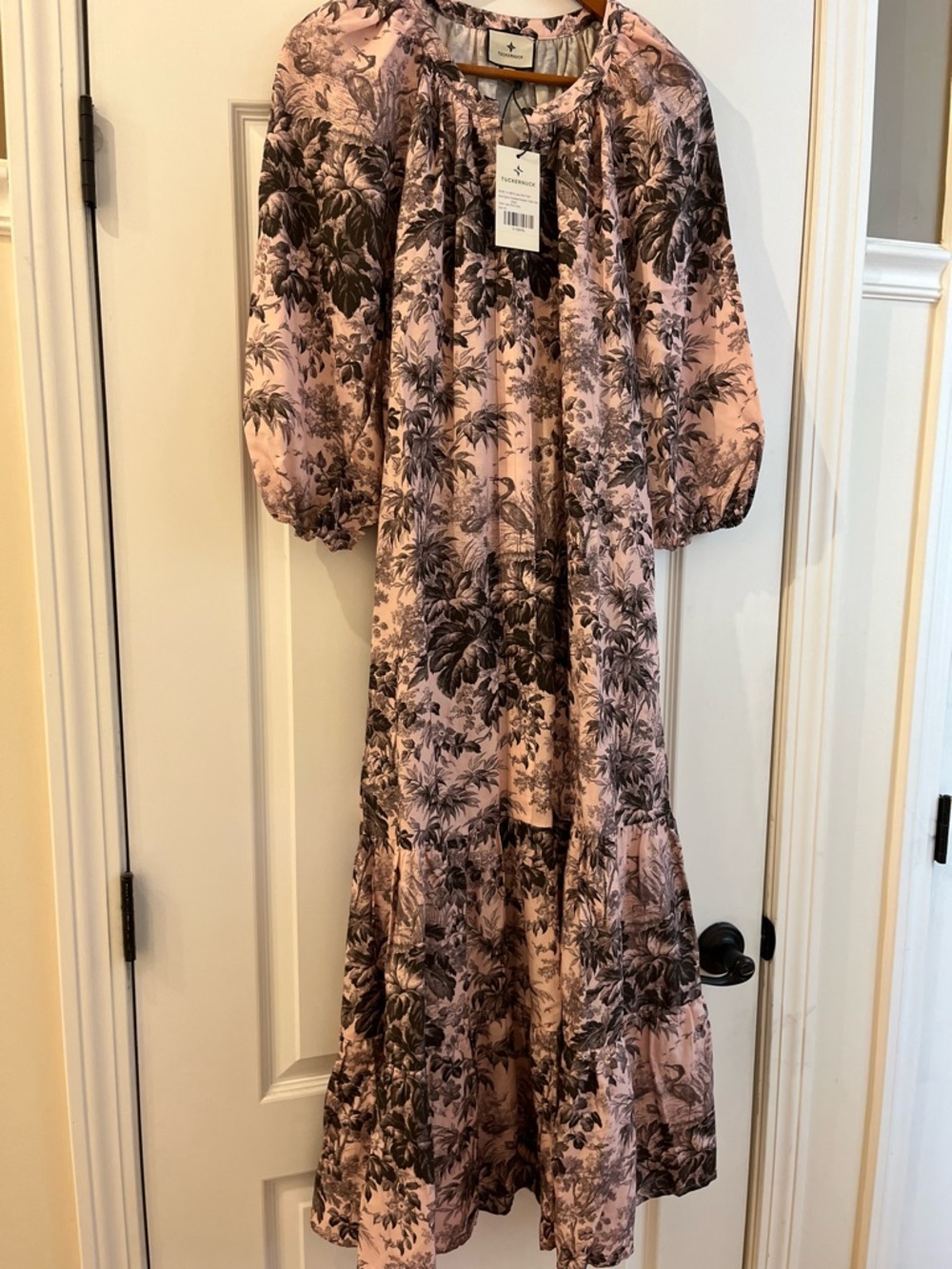 NWT Tuckernuck Cottagecore Toile Lyles Maxi Dress Sz XS